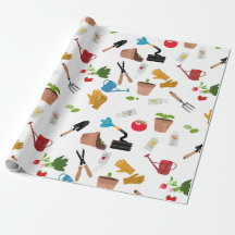 Gardening Tools Planten Gardener Nursery Pattern
