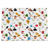 Gardening Tools Planten Gardener Nursery Pattern Groot Cadeauzakje (Voorkant)