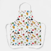 Gardening Tools Planten Gardener Nursery Pattern Schort (Voorkant)