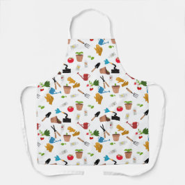 Gardening Tools Planten Gardener Nursery Pattern Schort