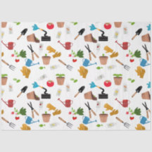 Gardening Tools Planten Gardener Nursery Pattern