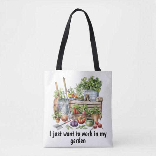 Gardening Tote Bag (Voorkant)