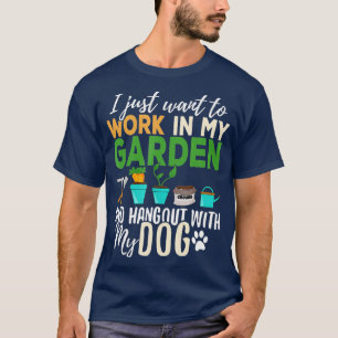 Gardening TShirt Hondenliefhebber Gardener Garden 