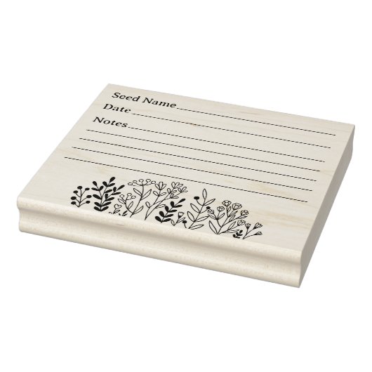 Gardening van zaaigoed rubberstempel (Stempel)