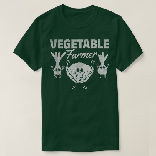 Gardening Vegetables Gardener Funny Vegetable Farm T-shirt (Design voorkant)