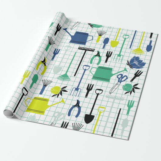 Gardening, verwateringspapier cadeaupapier (Uitgerold)