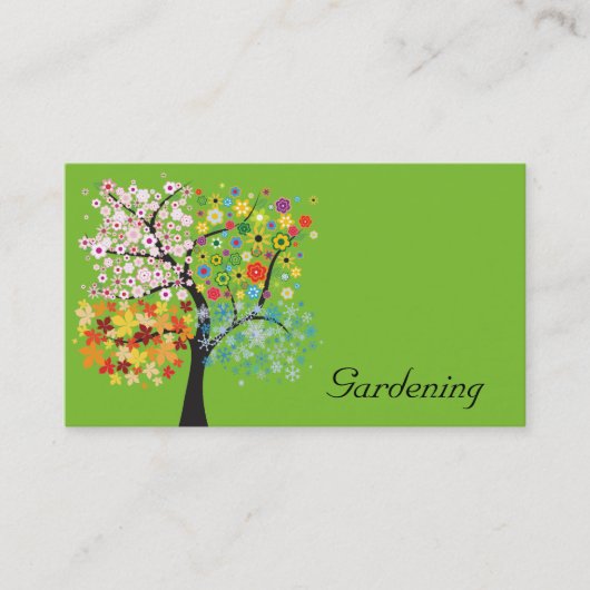 Gardening Visitekaartje (Voorkant)