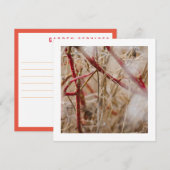 Gardening Visitekaartjes Wilde Rozen Kaart (Voorkant / Achterkant)