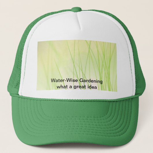 Gardening voor waterwise trucker pet (Voorkant)