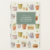 Gardening Waterverf Tuin Planner (Voorkant)