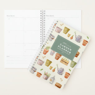 Gardening Waterverf Tuin Planner