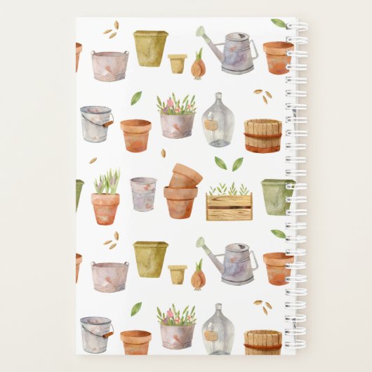 Gardening Waterverf Tuin Planner (Achterkant)