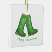 Gardening welgetrouwe trouwdag keramisch ornament (Rechts)