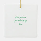 Gardening welgetrouwe trouwdag keramisch ornament (Achterkant)