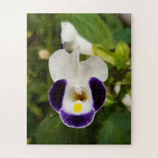 Gardenorchidebloem, bloem legpuzzel (Verticaal)