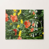 Gardenpuzzel voor wilde bloemen legpuzzel (Horizontaal)