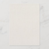 Garden's Bloom Wildflower QR Code Bruiloft Informatiekaartje (Achterkant)