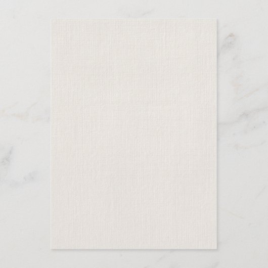 Garden's Bloom Wildflower QR Code Bruiloft Informatiekaartje (Achterkant)