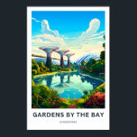 Gardens by the Bay Singapore Reisprint Poster<br><div class="desc">Prachtige moderne print ter ere van Gardens By The Bay Singapore.</div>