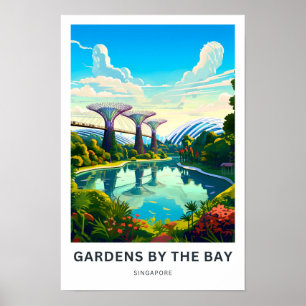 Gardens by the Bay Singapore Reisprint Poster