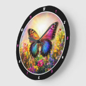 Garden's Embrace" - Levendige vlinder Grote Klok (Hoek)