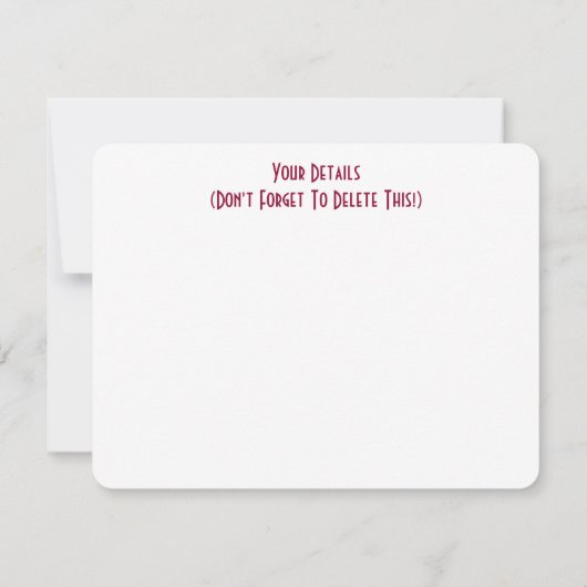 GARDENS KAART (Achterkant)