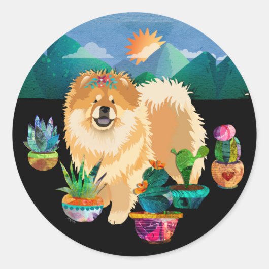 GARDENS MIJ KLEIN MAKEN - Ronde Sticker (Voorkant)