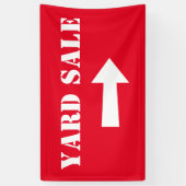 Garderverkoop of garageverkoop spandoek (Verticaal)