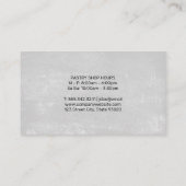 Gardez | Grijze Textuur Achtergrond Visitekaartje (Achterkant)