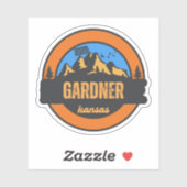 Gardner, Kansas Sticker (Vel)