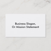 Gardner, Visitekaartje voor landpapier (Achterkant)