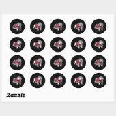 Gardner-Webb Running' Bulldogs Icon Ronde Sticker (Vel)