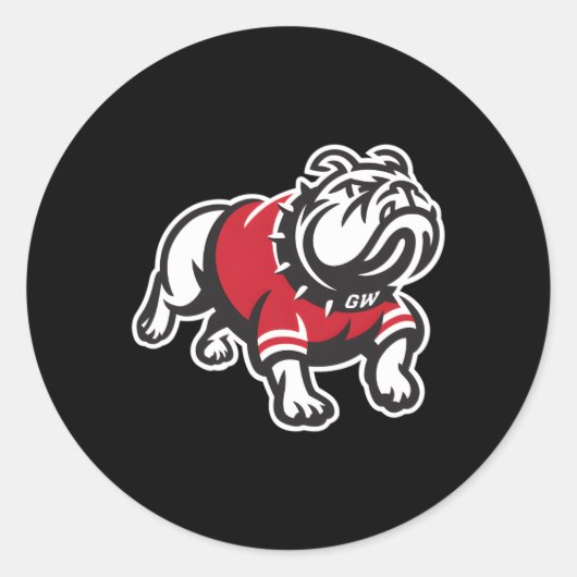 Gardner-Webb Running' Bulldogs Icon Ronde Sticker (Voorkant)