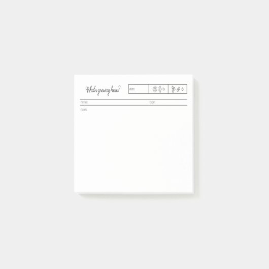Gardners Groei Post-it® Notes (Voorkant)