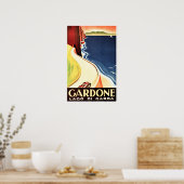 GARDONE RIVIERA Lago di Garda  Italië Reis Poster (Keuken)