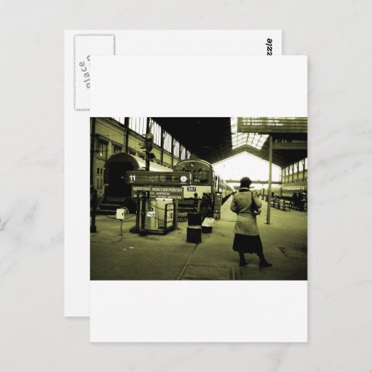 gare Budapest Briefkaart (Voorkant / Achterkant)