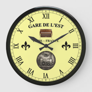 Gare de L'Est ~ Paris Frankrijk ~ Upright Piano ~ Grote Klok