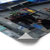 Gare de Lyon. Parijs, Frankrijk Poster (Hoek)