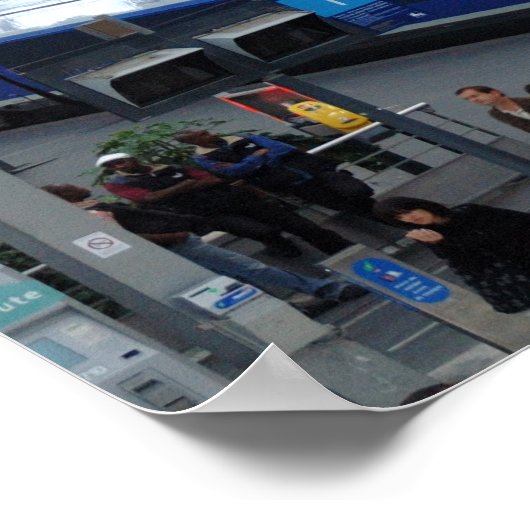 Gare de Lyon. Parijs, Frankrijk Poster (Hoek)