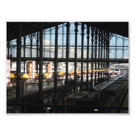 Gare du Nord Foto Afdruk (Voorkant)