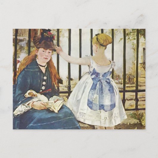 Gare Saint-Lazare - Edouard Monet Briefkaart (Voorkant)