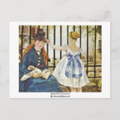 Gare Saint-Lazare van Manet Edouard Briefkaart (Voorkant)
