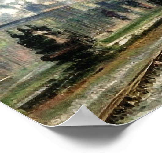 Gare St. Lazare Poster (Hoek)