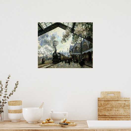 Gare St. Lazare Poster (Keuken)