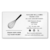 Garen Baker Bakkerij Bakkerij Catering Sociale Med Magnetisch Visitekaartje (Voorkant)