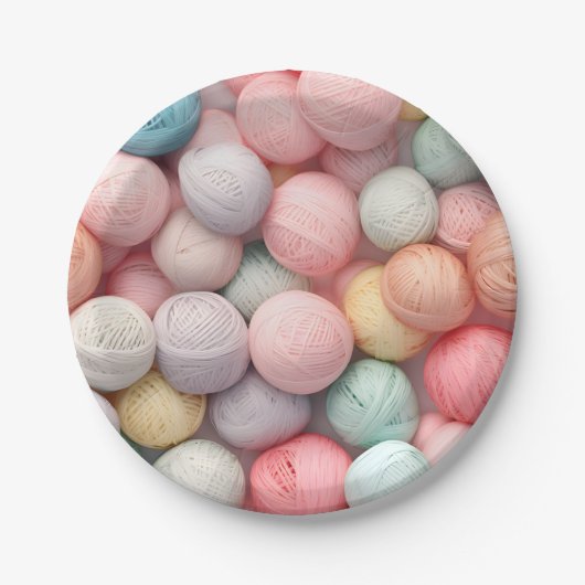 garen bal papier Bord ambacht party tea party (Voorkant)