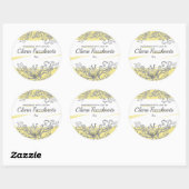 Garen breinaalden handgemaakt met liefde sticker (Vel)