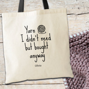 Garen dat ik niet nodig had maar toch kocht tote bag