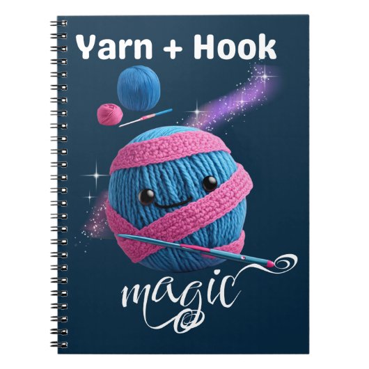 Garen + haak = magisch notitieboek (Voorkant)