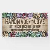 Garen homespun breien haak ambacht show cabine spandoek (Horizontaal)